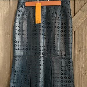 Tory Burch Leather Skirt